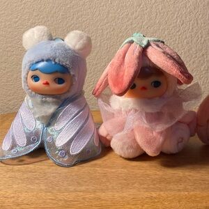 POPMART PUCKY Set of 2 from Forest Party Series Plush Pendants - NWOB